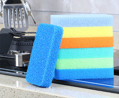 Laine de silicone rectangulaire pour le nettoyage de la cuisine
