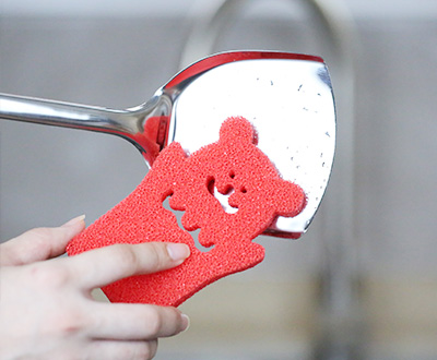 Peluche en silicone pour le nettoyage de la cuisine