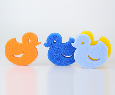 Peluche de silicone pour animaux de compagnie en forme de canard